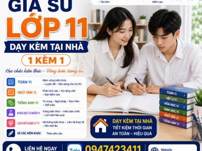 Gia Sư Tại Nhà Lớp 11 TP.HCM